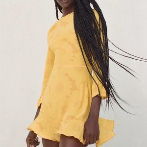 Realisation Par Mary Jane Sunflower Mini Dress